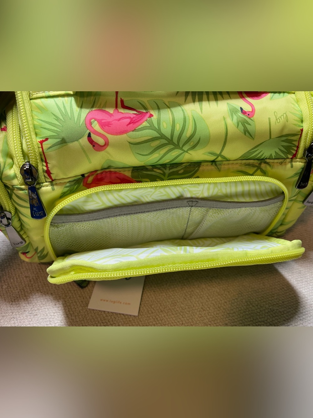 Lug Trolley M Flamingo Lime New - Picture 8 of 10
